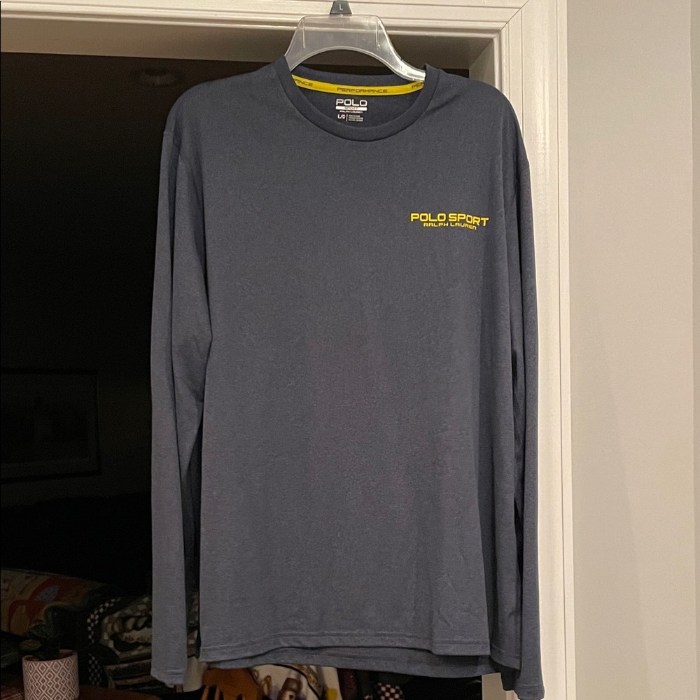Polo by Ralph Lauren Men's Dark Blue Long Sleeve Tee